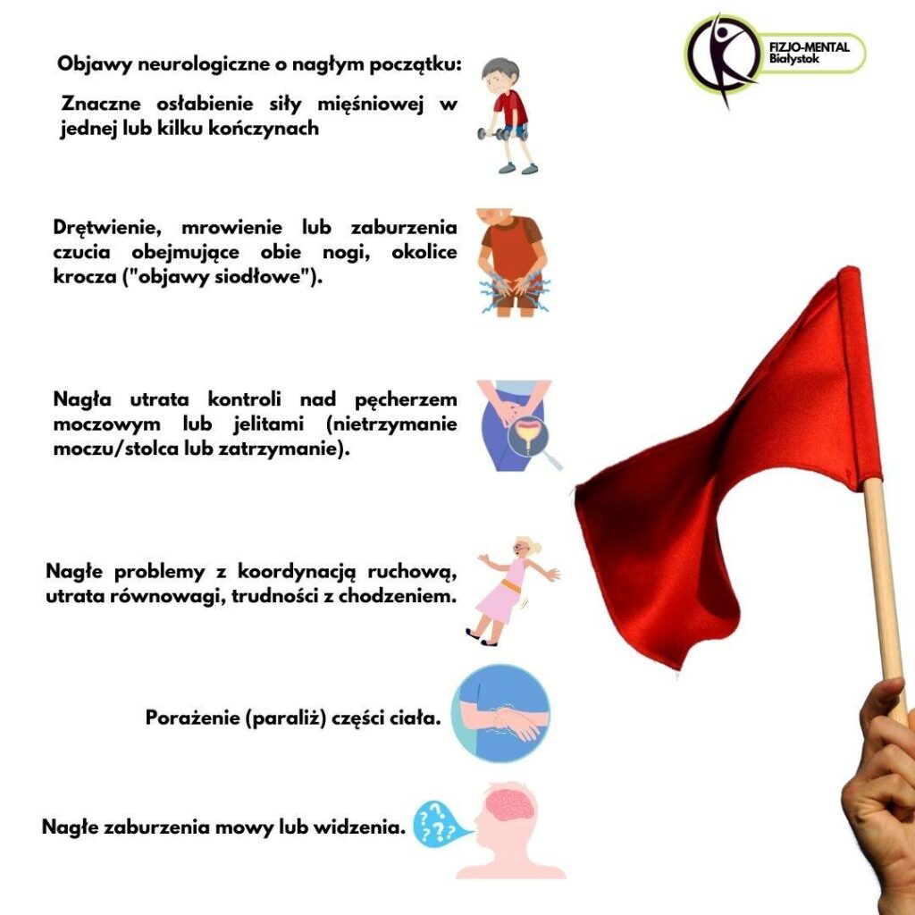 czerwone flagi w fizjoterapii bialystok