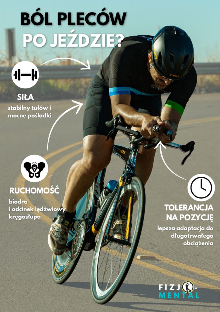 Ból pleców na rowerze – znaczenie mięśni tułowia i bioder